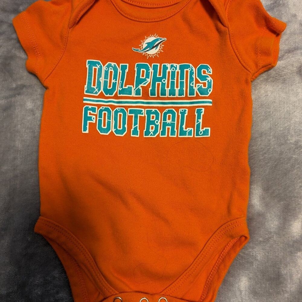 Miami Dolphins Bodysuit Sz 3 M